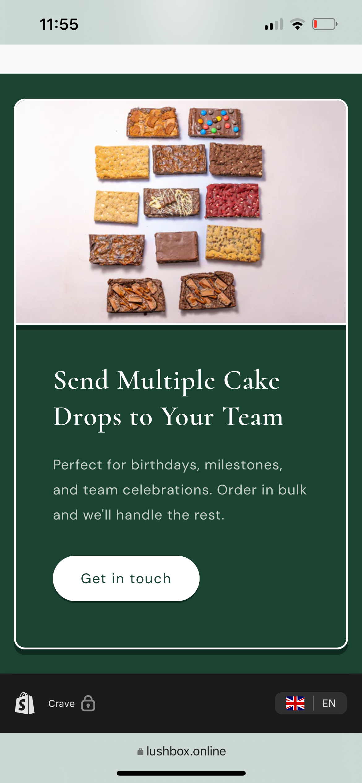 Signature Cake Drops